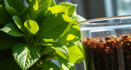 light affects plant nutrients