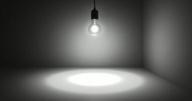 light intensity diminishes with distance