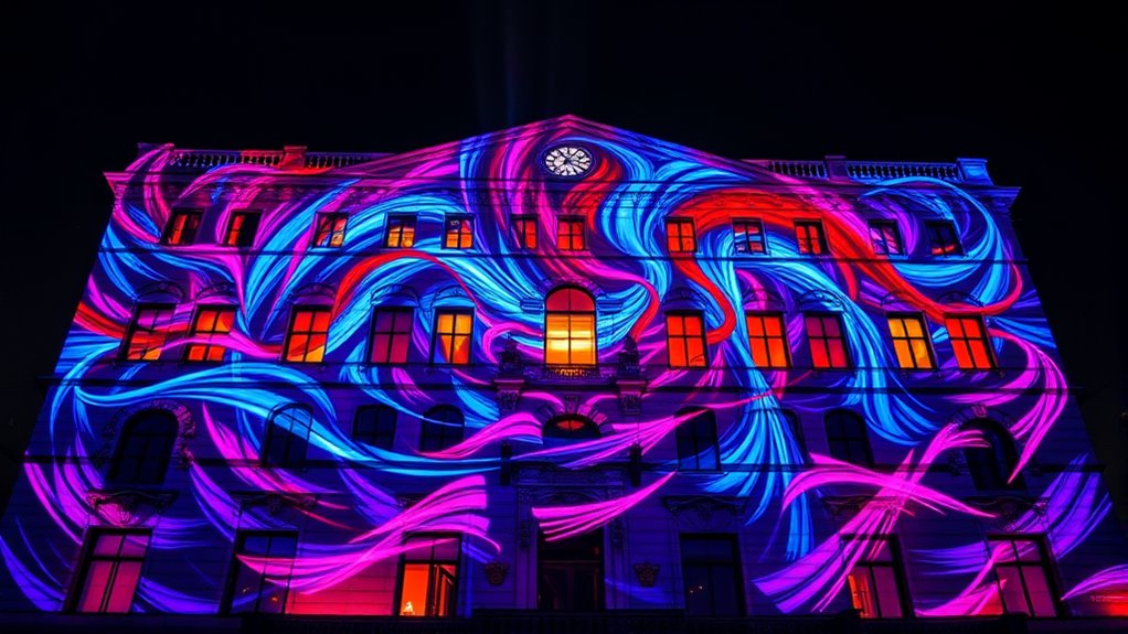 light painting on surfaces