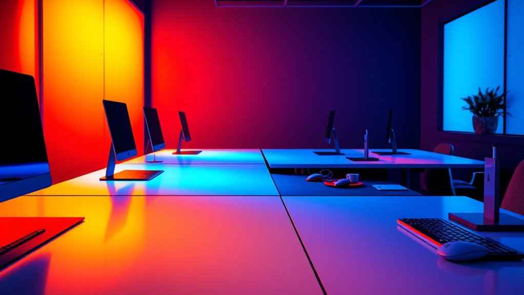 lighting intensity and color