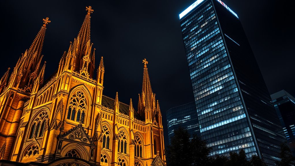 lighting transforms architectural aesthetics