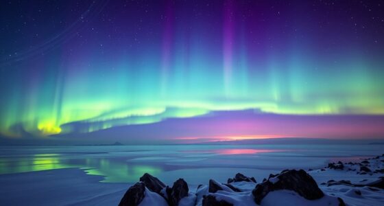 northern and southern lights