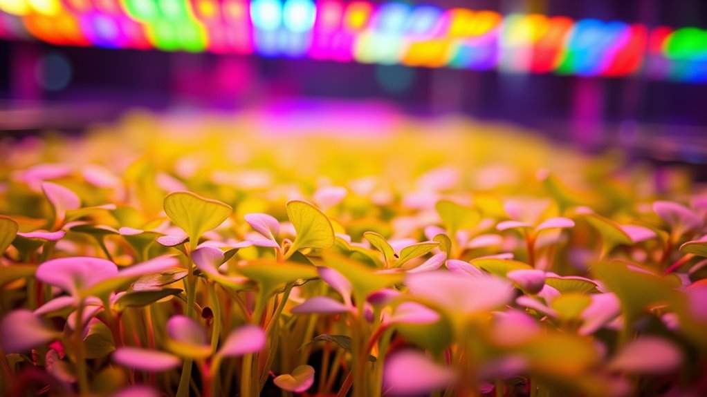 optimal led microgreens lighting