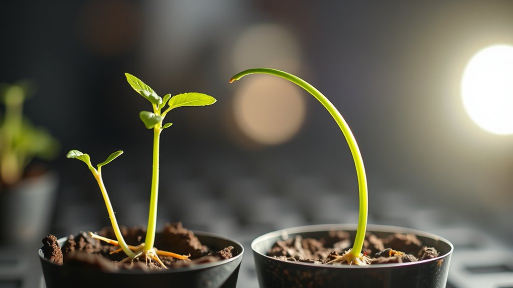 plants grow toward light