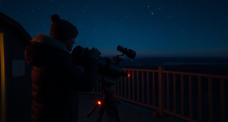 preparing for night sky