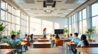 school lighting designed for circadian rhythms