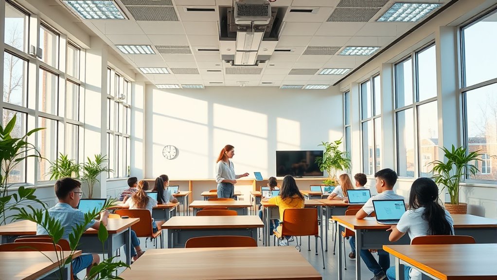 school lighting designed for circadian rhythms