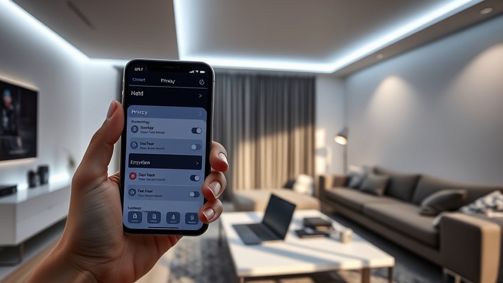 secure smart lighting data