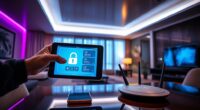 secure smart lighting network
