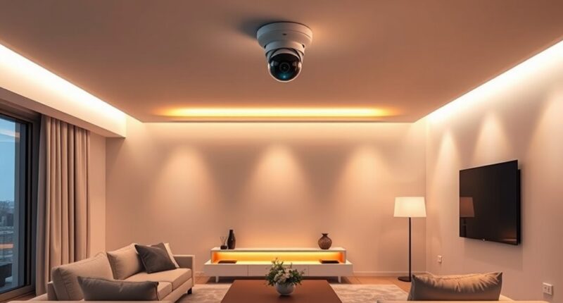 smart lighting security integration