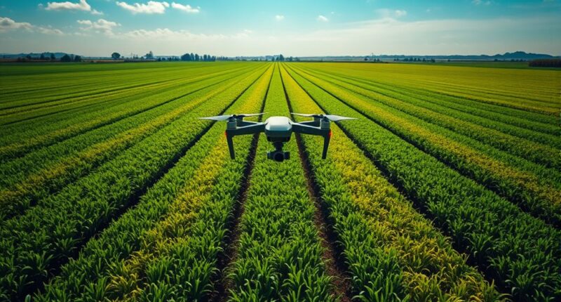 spectral sensing for crops