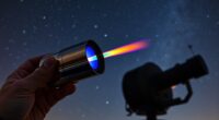 spectroscope analyzes starlight