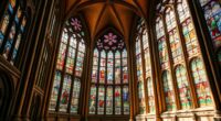 stained glass cathedral illumination