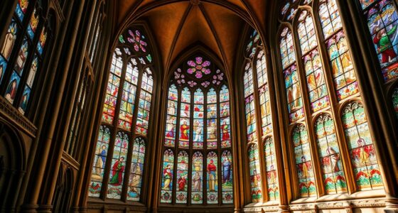 stained glass cathedral illumination