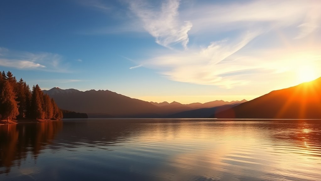 sunset and twilight photography