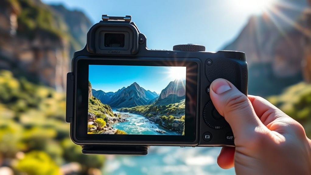 use live view for precise exposure