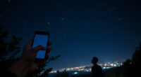 using smartphone apps for measuring light pollution