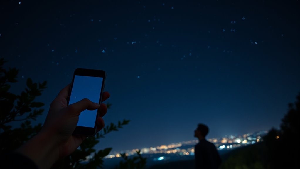 using smartphone apps for measuring light pollution