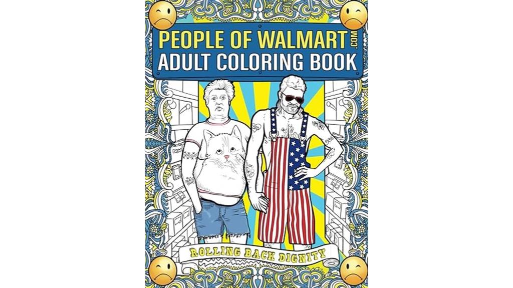 colorful walmart shopping scenes