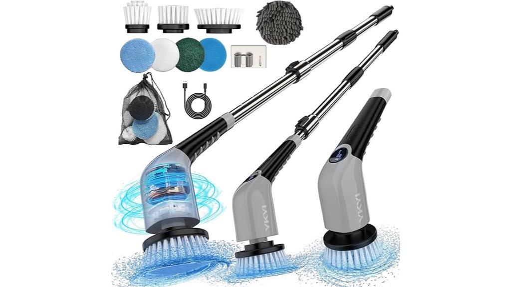 electric scrubber 8 brushes