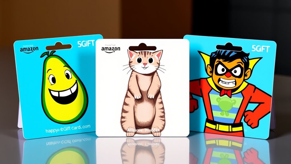 funny amazon gift card designs