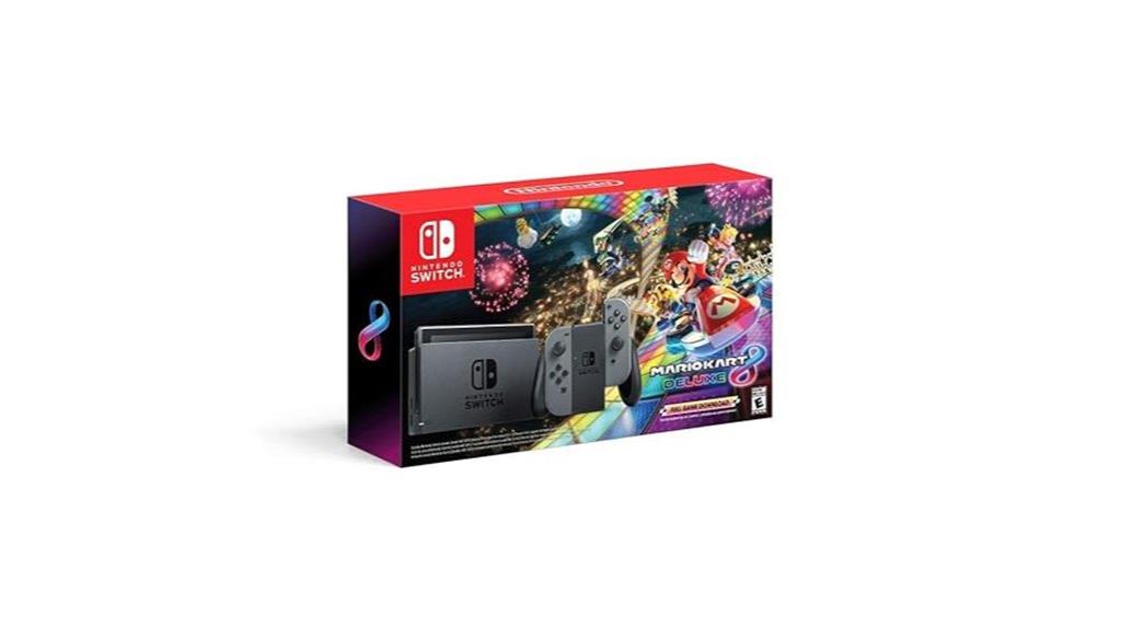 gray joy con switch bundle