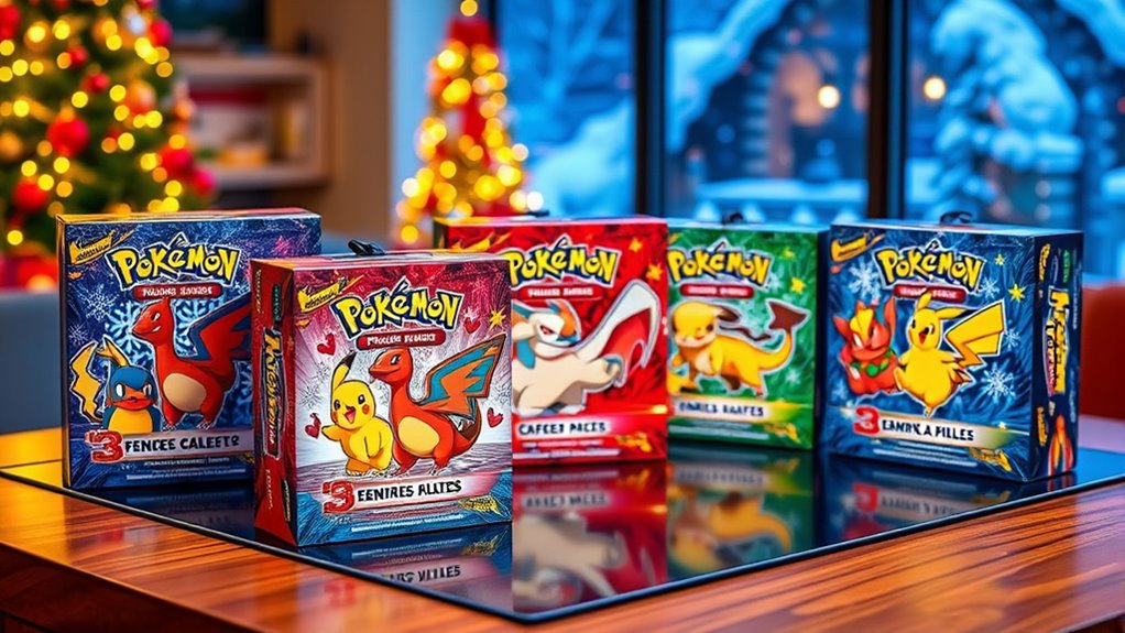 holiday calendar collectible features