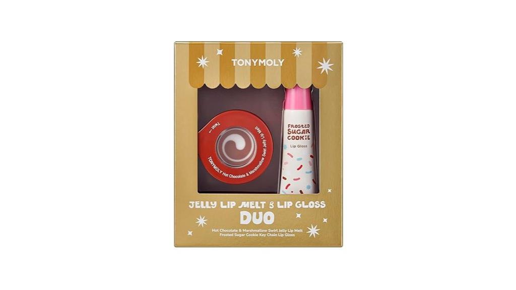 lip gloss and melt duo