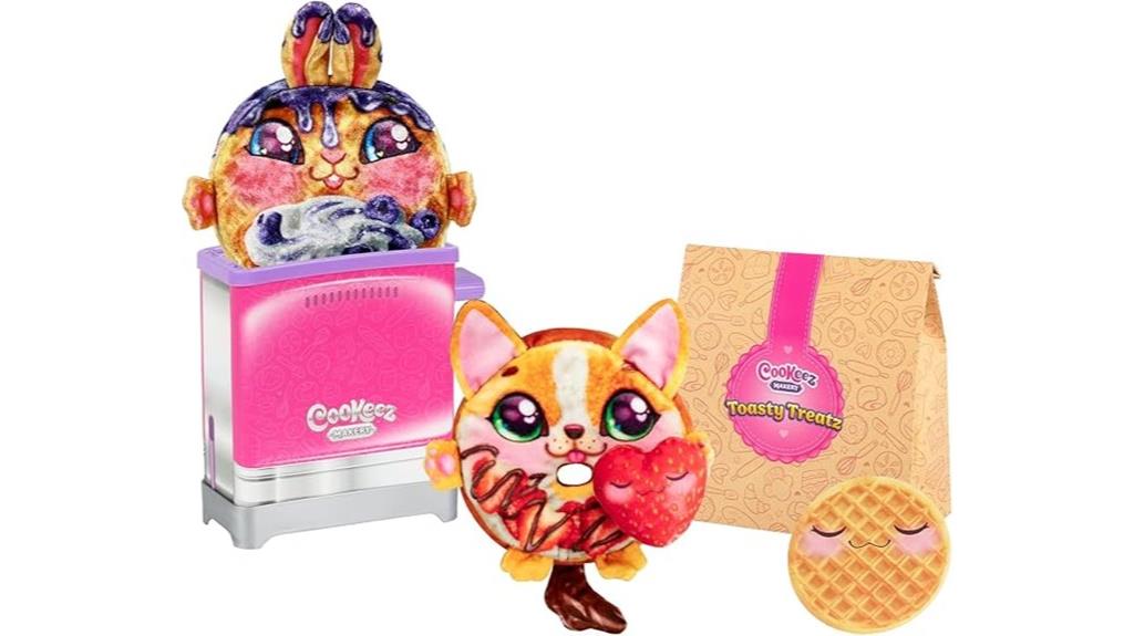 scented plush toaster set