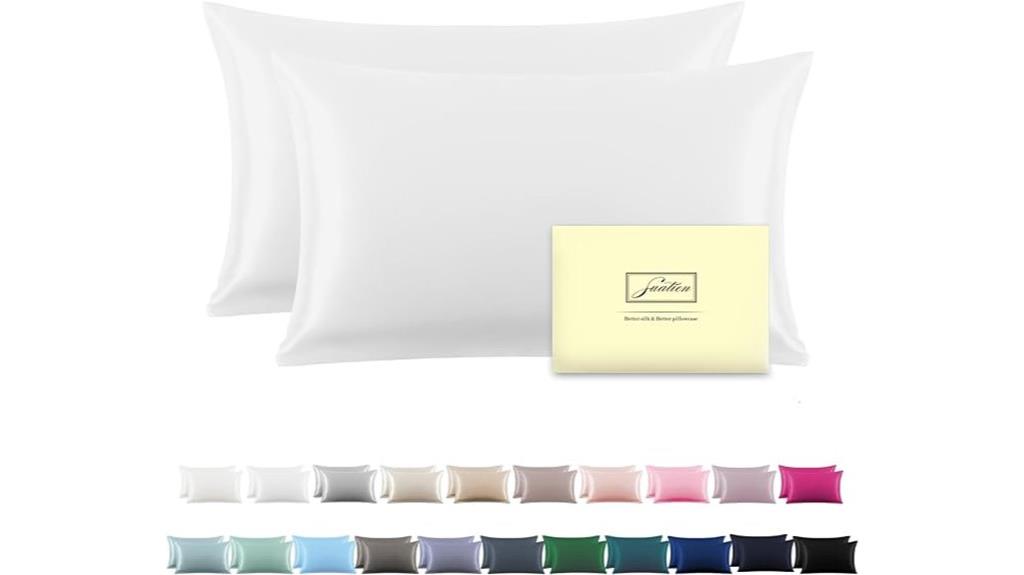 silk pillowcase set
