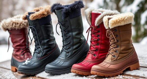 stylish waterproof snow boots