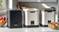 top electric kitchen compost bins