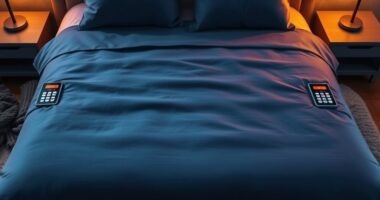 top king size dual electric blankets