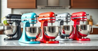 top kitchenaid mixer colors
