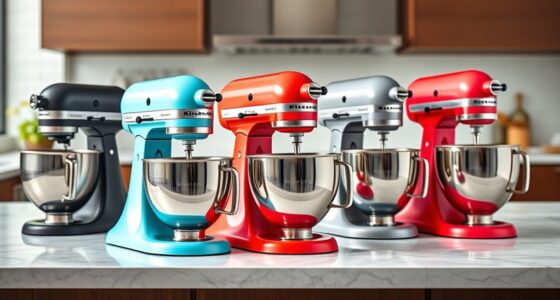 top kitchenaid mixer colors