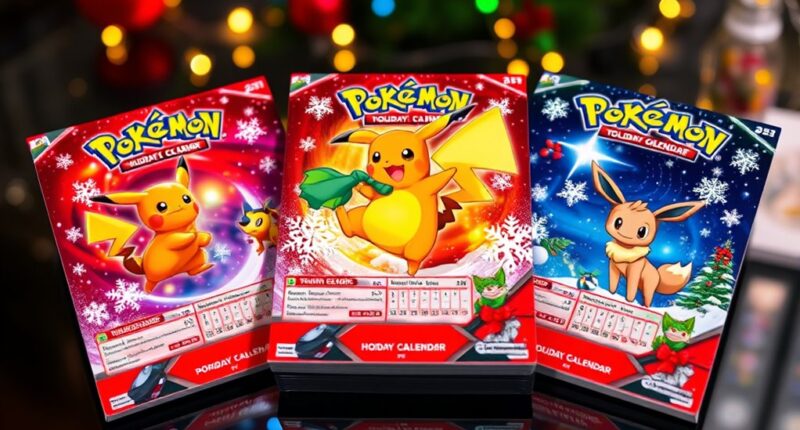 top pok mon holiday calendars