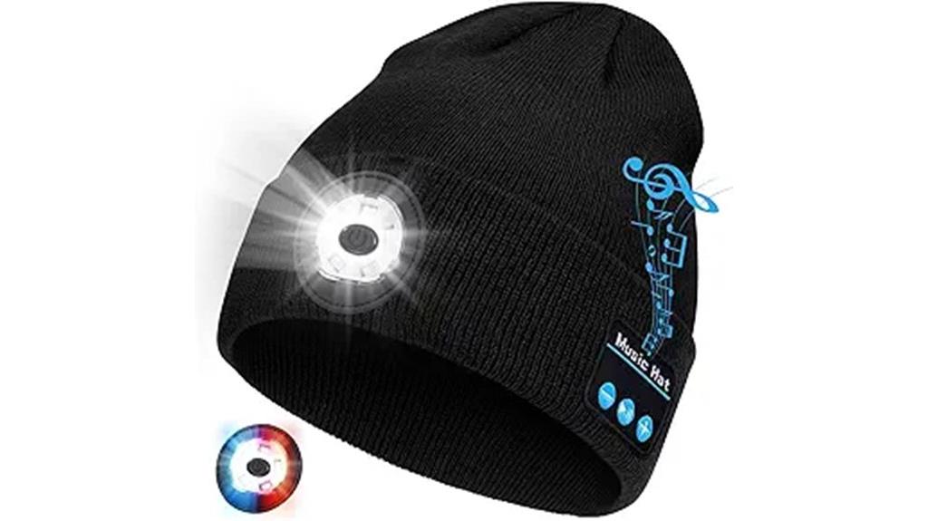 wireless led knit hat