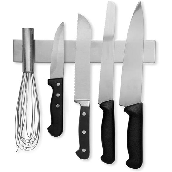 Modern Innovations 10-inch Stainless Steel Knife Magnet Bar