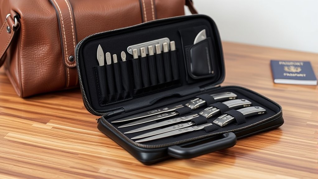 durable portable knife storage
