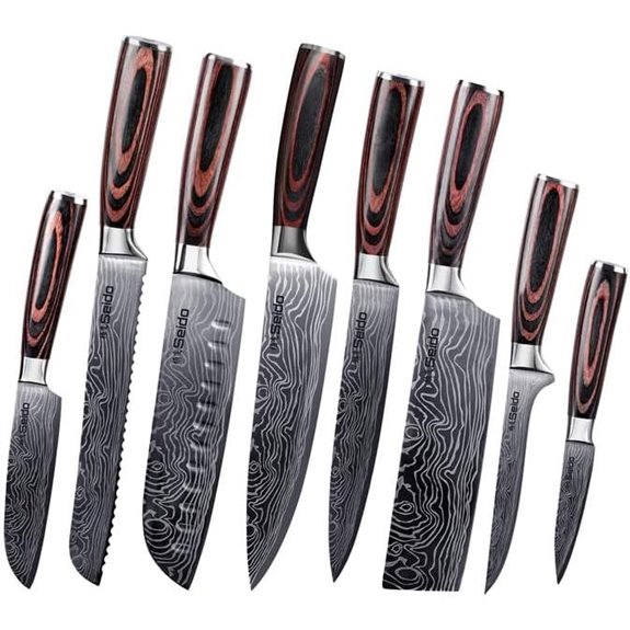 Seido Master Chef 8-Piece Kitchen Knife Set