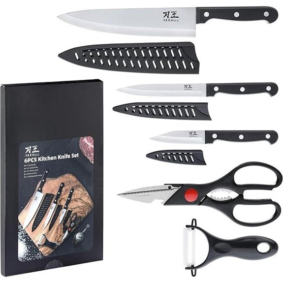 5-Piece Stainless Steel Kitchen Knife Set