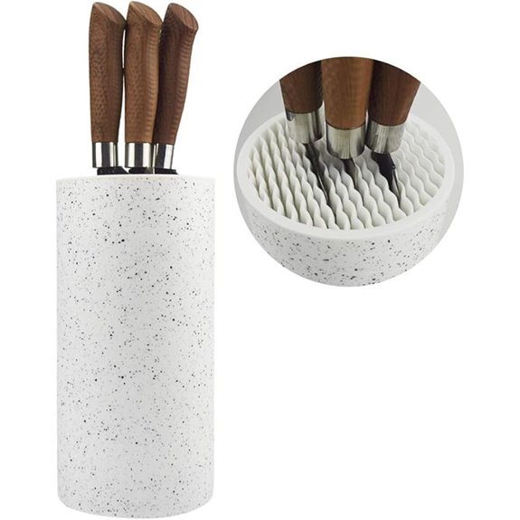 Toosbuc Round Knife Holder Space-Saving Kitchen Organizer