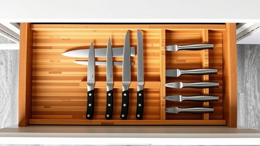 knife organizer safety and durability