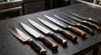luxury culinary knife selection