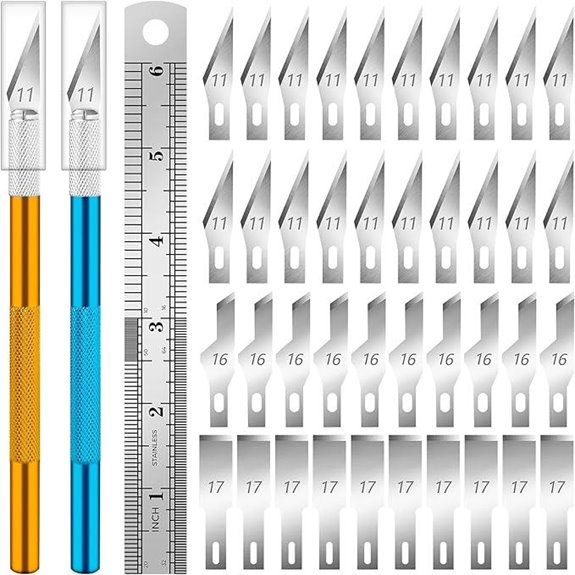 DIYSELF Precision Exacto Knife Set with Blades