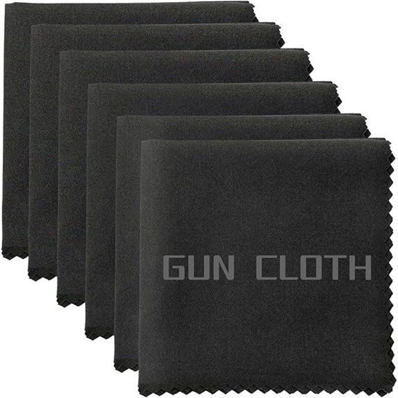 6 Pack Microfiber Gun Cleaning Cloths