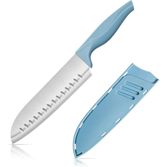 Dsmile 7-Inch Chef's Knife Set with Blade Guard