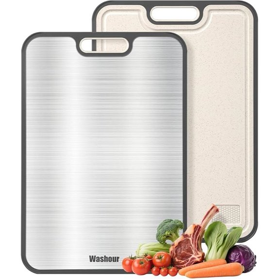 Titanium Double-Sided Cutting Board for Kitchen