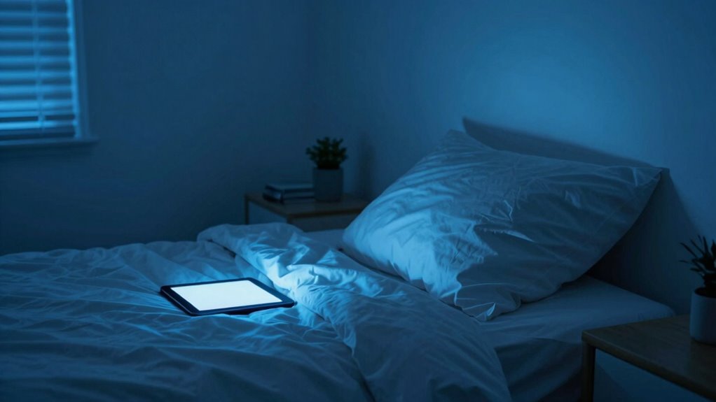 blue light suppresses sleep hormones