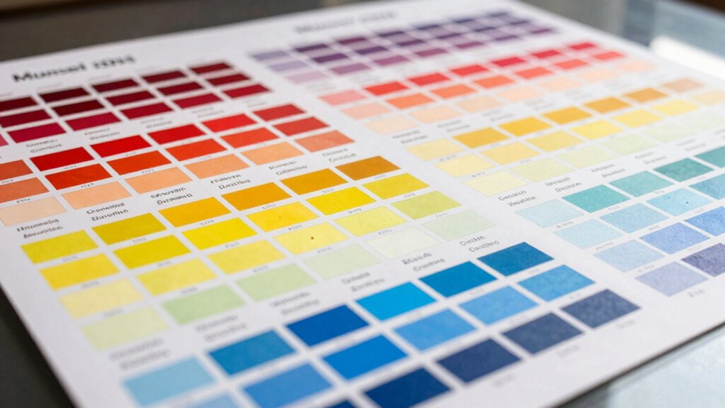 color chart selection criteria
